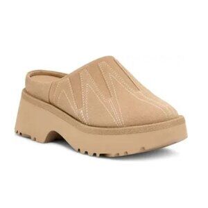 NEW no box UGG New Heights Sunwave Suede Clogs Size 7, Mustard Seed